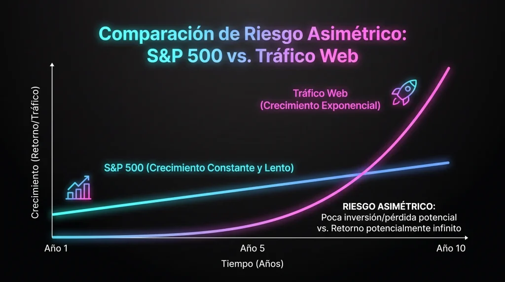 Hostinger comparativo de s&p 500 vs tráfico web